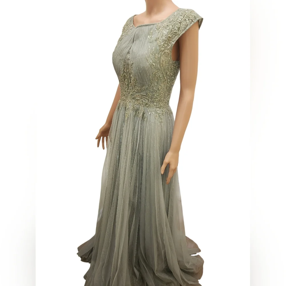 Size 12 - Montage By Mon Cheri Long Dress MSRP $850 - Picture 9 of 15